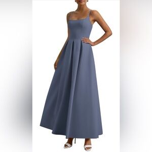 Sophisticated Blue Maxi Dress
